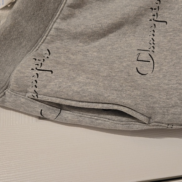 Champion Light Gray Joggers with Logo Men's LARGE - Picture 12 of 12